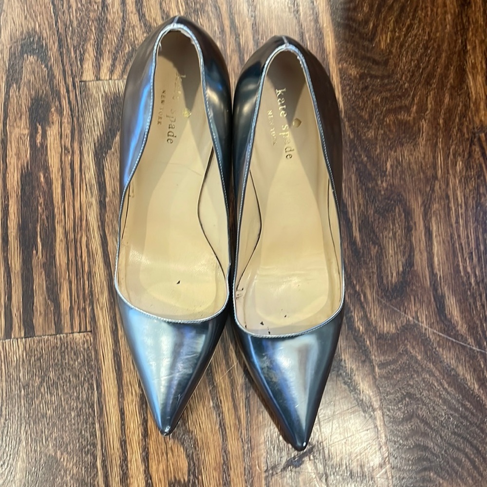 Kate Spade Silver Heels
